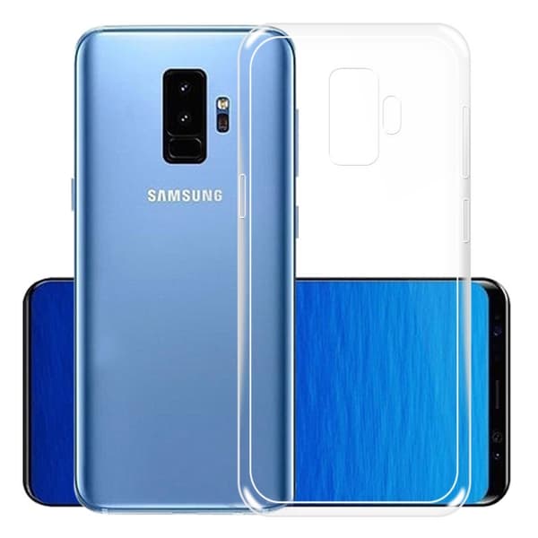 Samsung Galaxy S9 Plus kuori - läpinäkyvä silikoni
