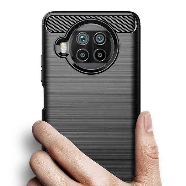 Stöttåligt Armor Carbon TPU-skal Xiaomi Mi 10T Lite