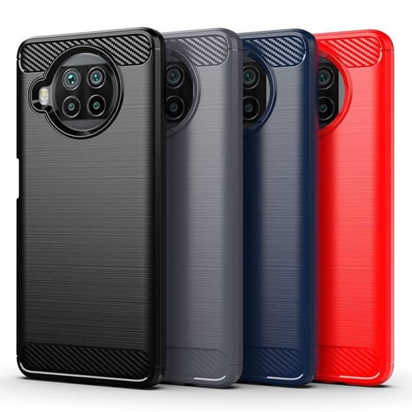 Stöttåligt Armor Carbon TPU-skal Xiaomi Mi 10T Lite