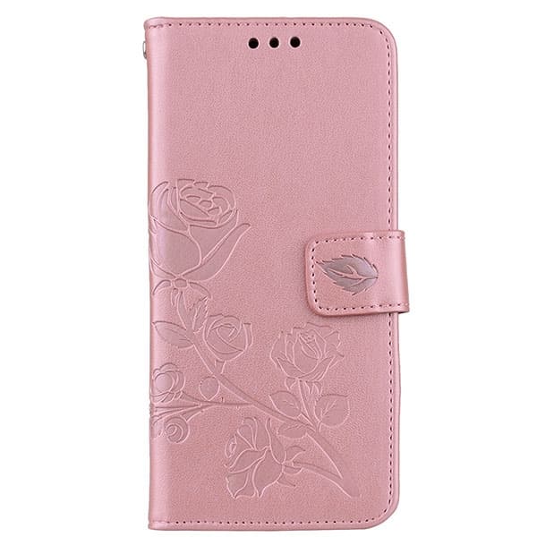 Samsung Galaxy S10 Plus Skal - Plånbok Ros Tryck