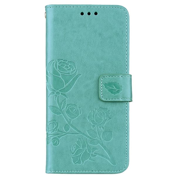Samsung Galaxy S10 Plus Skal - Plånbok Ros Tryck