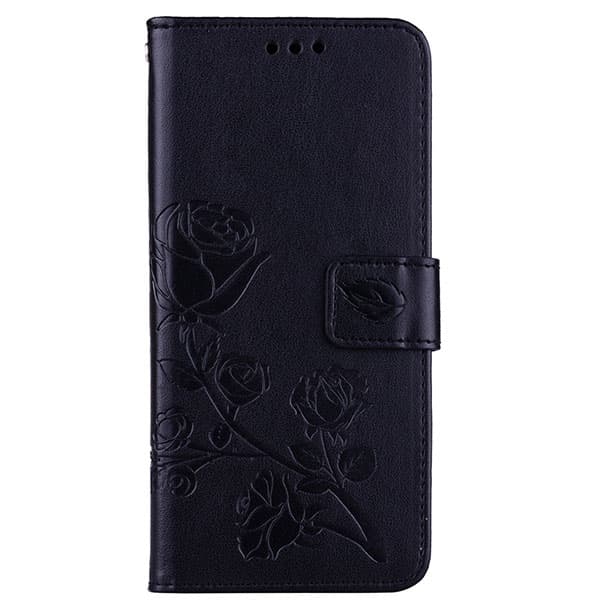 Samsung Galaxy S10 Plus Skal - Plånbok Ros Tryck