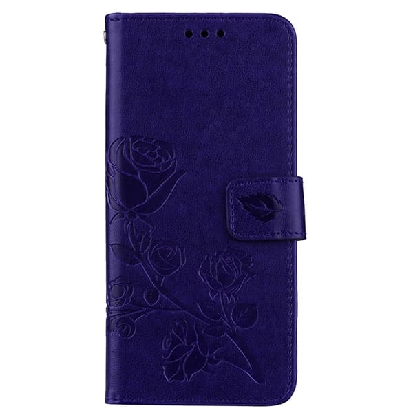 Samsung Galaxy S10 Plus Skal - Plånbok Ros Tryck