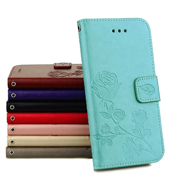 Samsung Galaxy S10 Plus Case - Wallet Rose Print