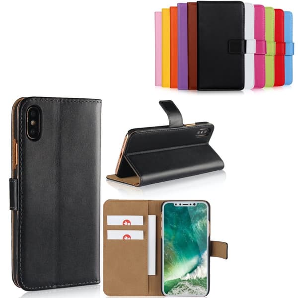 Plånbok fodral Apple Iphone X /iPhone XS SVART fodral iPhone X / XS plånbok