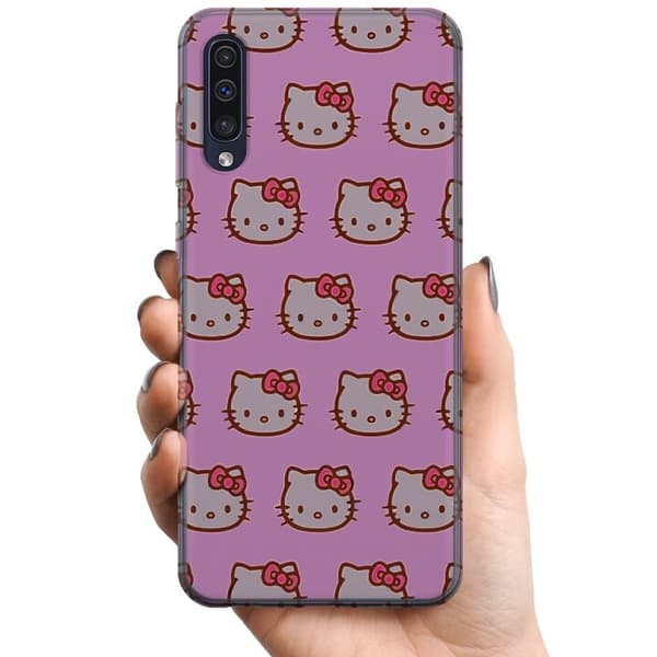 Samsung Galaxy A50 TPU Mobilcover Hello Kitty