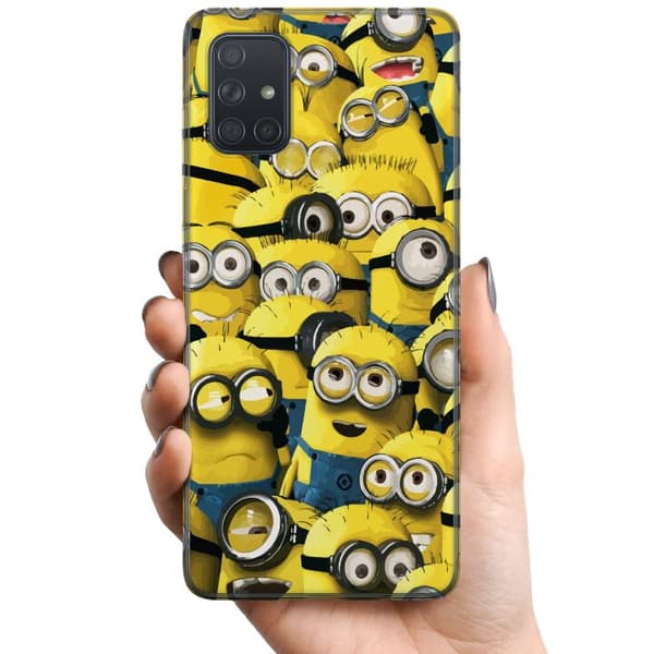Samsung Galaxy A71 TPU Matkapuhelimen kuori Minions