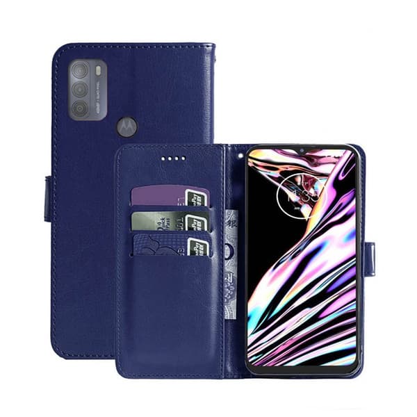 Lompakkokotelo 3-kortti Motorola Moto G50 : väri - tumma