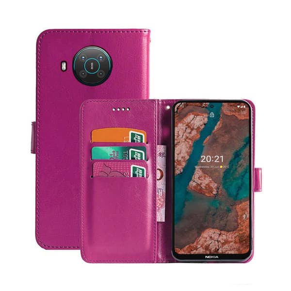 Wallet Cover 3-kort Nokia X20 : farve - lyserød