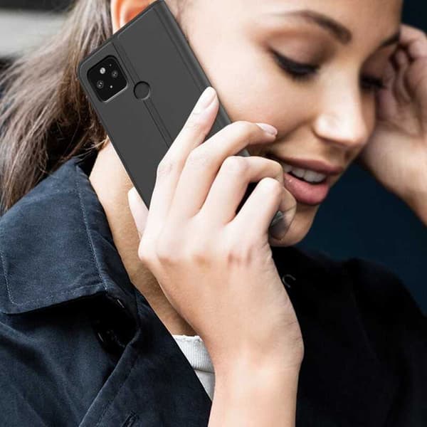 Google Pixel 4a 5G Flipfodral Skin Pro med Kortfack