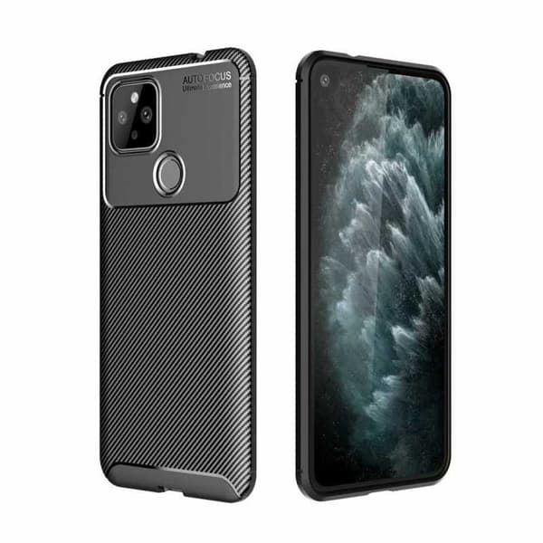 Google Pixel 4a 5G stødsikkert tyndt cover FullCarbon V4