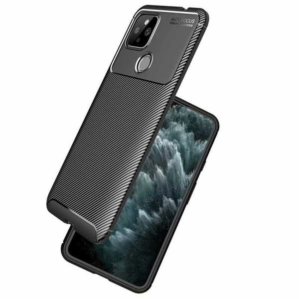 Google Pixel 4a 5G stødsikkert tyndt cover FullCarbon V4