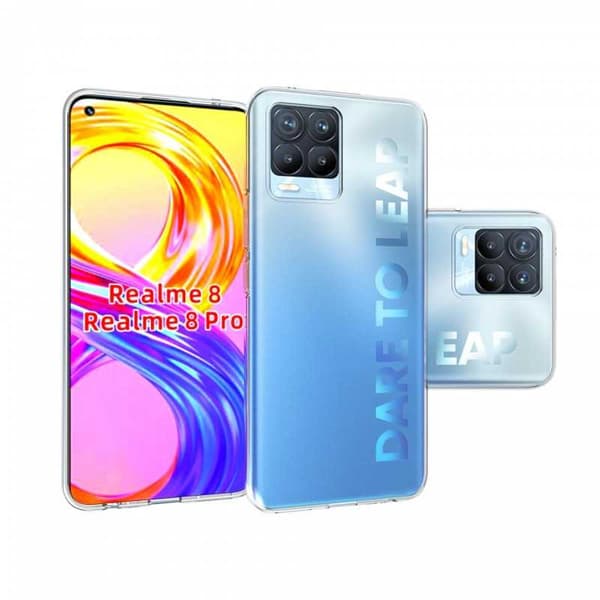 Realme 8 / 8 Pro Stötdämpande Mjukt Skal Simple