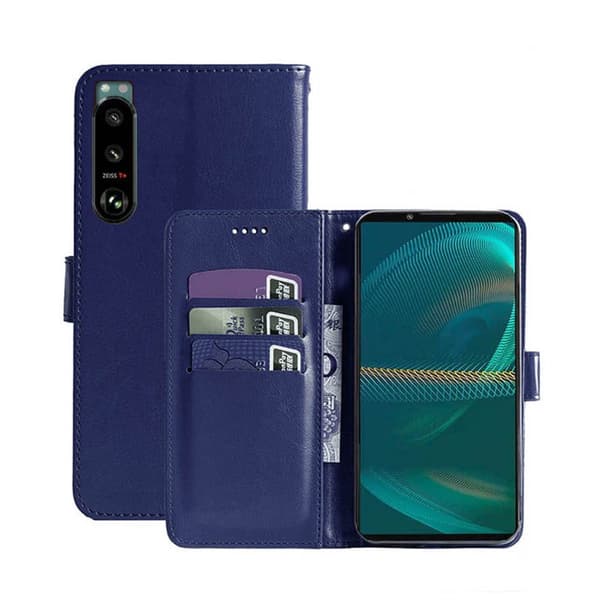 Lompakkokotelo 3-kortti Sony Xperia 5 III : väri - tumma