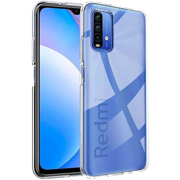 Xiaomi Redmi 9T Stöttåligt Genomskinligt Skal Simple