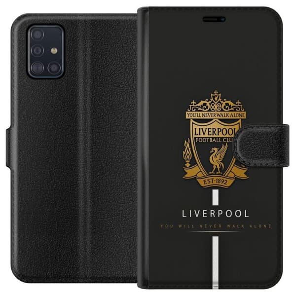 Samsung Galaxy A51 Lompakkokotelo Liverpool L.F.C.