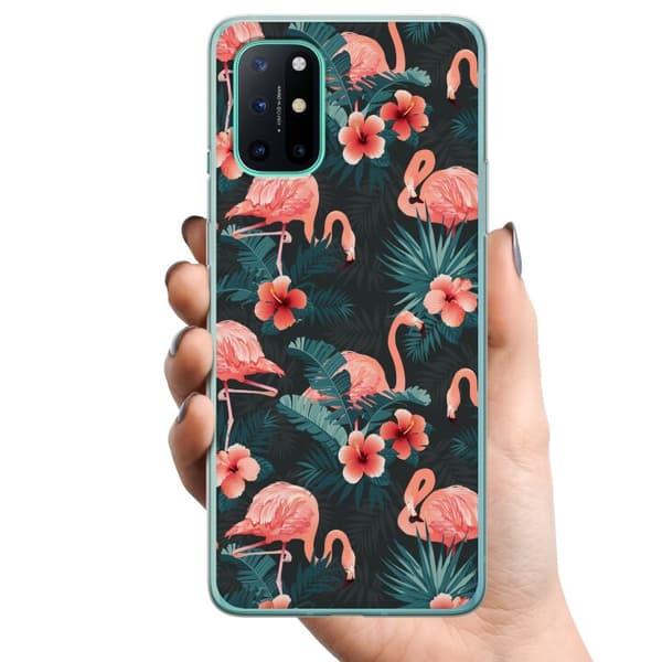 OnePlus 8T TPU Mobildeksel Flamingo