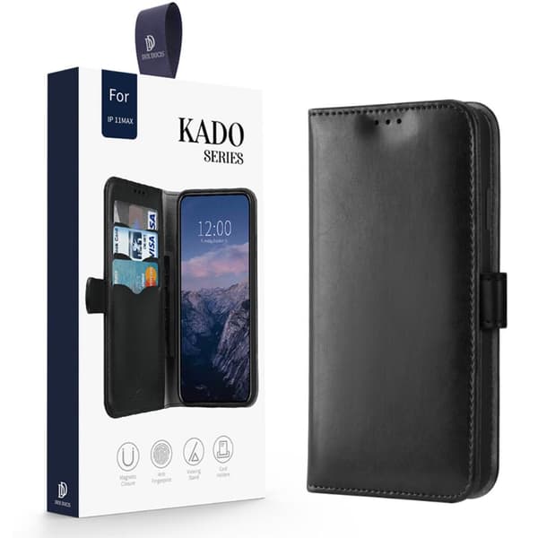 DUX DUCIS Kado Plånboksfodral för iPhone 11 Pro Max - Svart