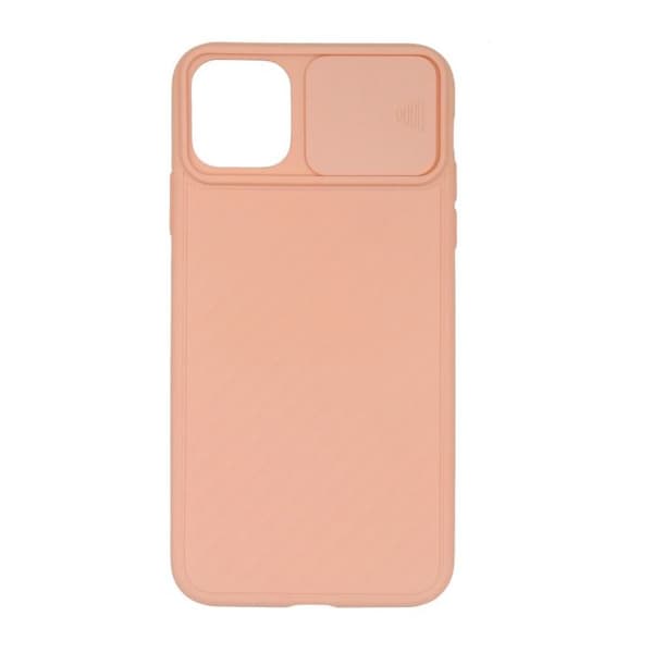 Silikonkameraskydd stötsäkert skal för iPhone 11 Pro Max - Rosa