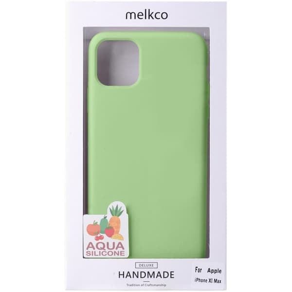 Melkco Aqua Silicone Cover för iPhone 11 Pro Max - Grön