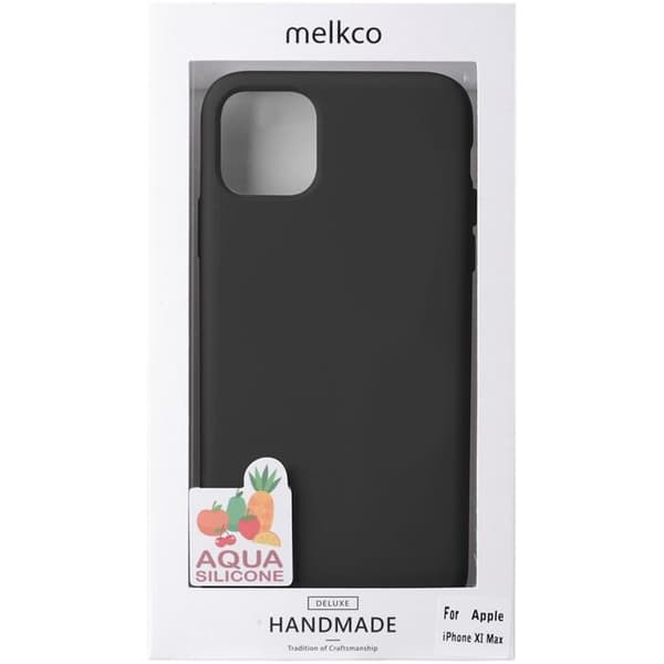 Melkco Aqua Silicone Cover för iPhone 11 Pro Max - Svart