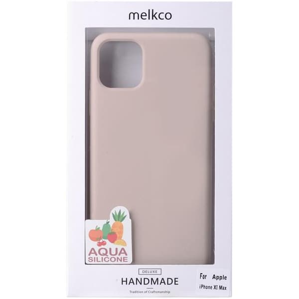 Melkco Aqua Silicone Cover för iPhone 11 Pro Max - Sand Pink