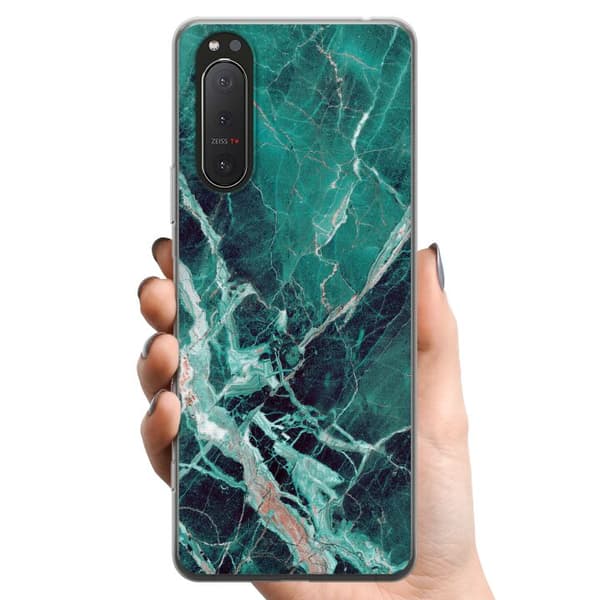 Sony Xperia 5 II TPU Mobildeksel Marmor