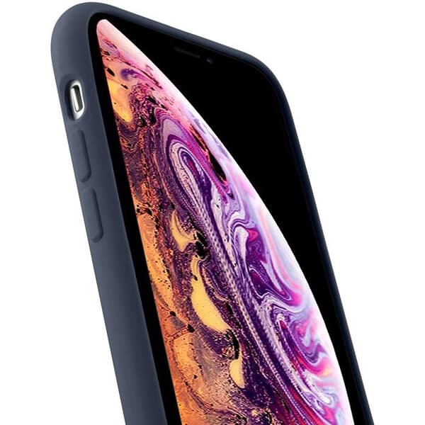 Melkco Aqua Silicone Cover för iPhone 11 Pro Max - Mörkblå