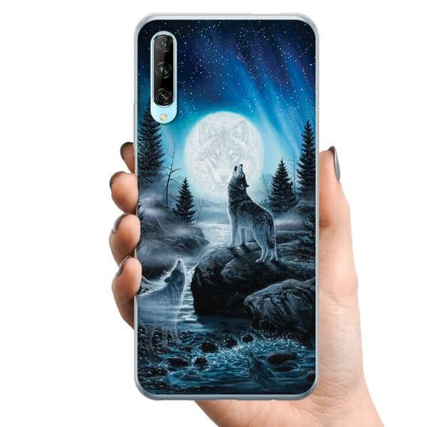 Huawei P smart Pro 2019 TPU Mobildeksel Varg