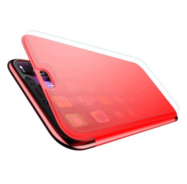 Baseus Touchable Fodral för iPhone XS Max - Röd