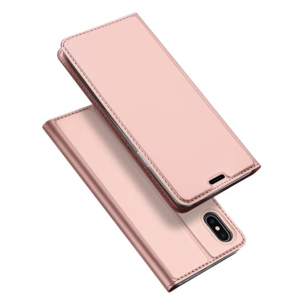 SiGN Skin Pro Plånboksfodral till iPhone XS Max - Roséguld