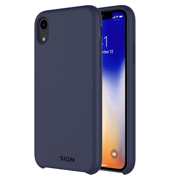 SiGN Liquid Silicone Case för iPhone XS Max - Blå