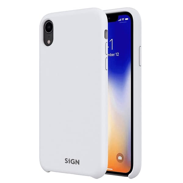 SiGN Liquid Silicone Case för iPhone XS Max - Vit