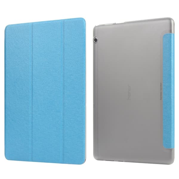 Huawei MediaPad T5 10 - Slimfit Tri-Fold Fodral - Ljus Blå