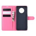 Miniatyrbild 4 av 5: OnePlus 7T - Litchi Plånboksfodral - Rosa