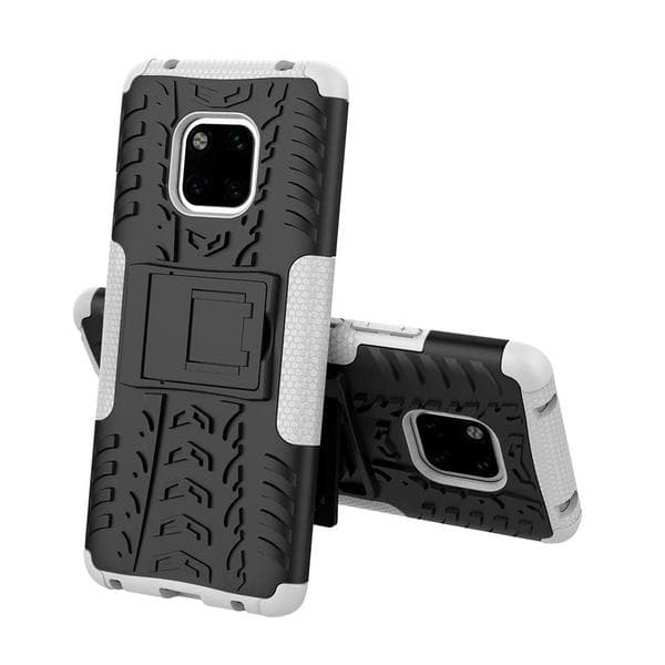 Huawei Mate 20 Pro - Ultimata stöttåliga skalet med stöd - Vit