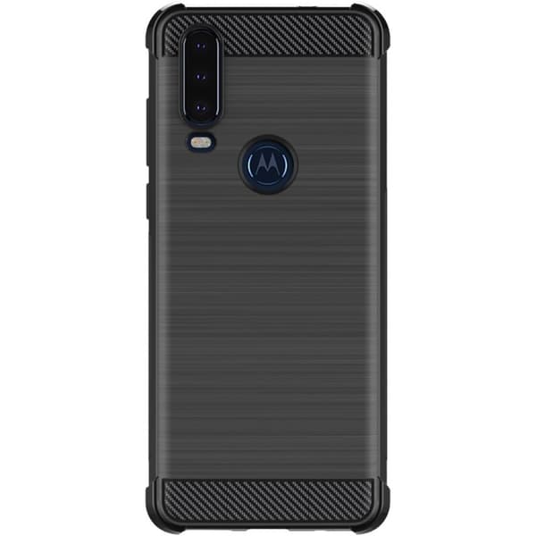 Motorola One Action - IMAK Vega Airbag TPU Skal - Svart