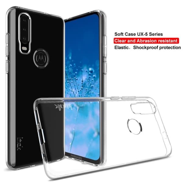 Motorola One Action - IMAK TPU skal - Transparent
