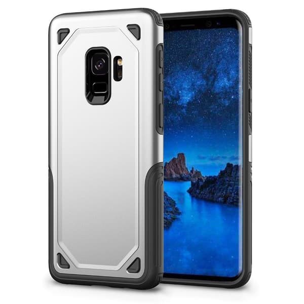 Samsung S9 - Armour Skal - Silver