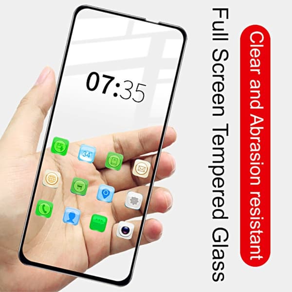 Motorola One Vision - Härdat glas - Heltäckande skärmskydd