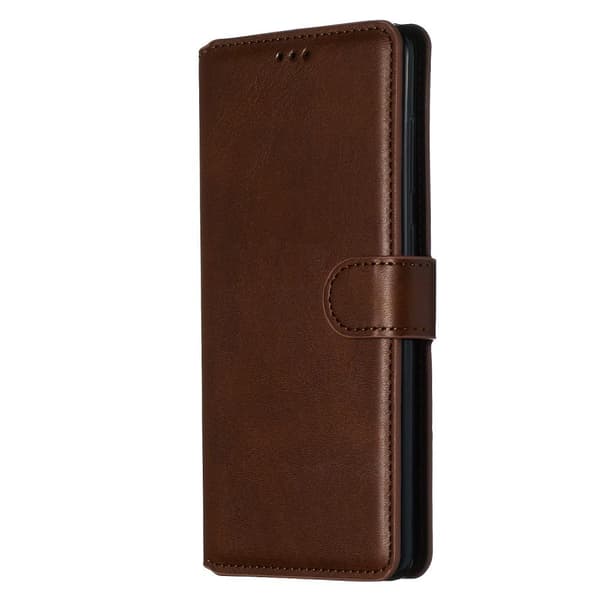 Samsung Galaxy A71 - Plånboksfodral - Brun