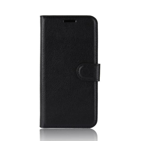 Samsung Galaxy A71 - Litchi Plånboksfodral - Svart