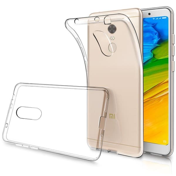 Xiaomi Redmi 5 Plus - Transparent TPU Skal