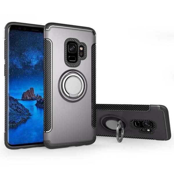 Samsung Galaxy A6 - Ring Skal - Grå