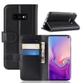 Miniatyrbild 1 av 5: Samsung Galaxy S10e - Premium Split Läder Fodral - Svart