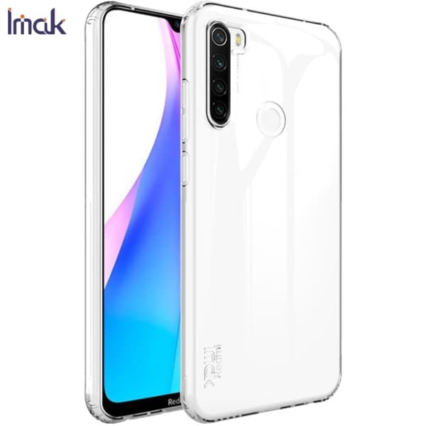 Xiaomi Redmi Note 8T - IMAK Stöttåligt TPU Skal - Transparent