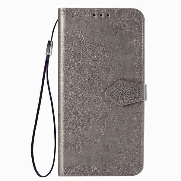 Samsung Galaxy A51 - Mandala Plånboksfodral - Grå