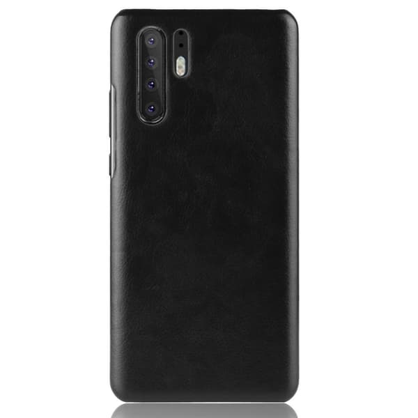 Huawei P30 Pro - Litchi skal - Svart