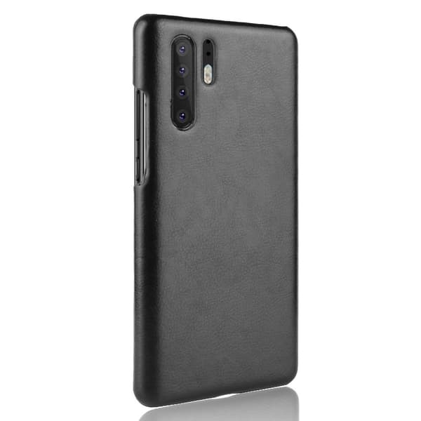 Huawei P30 Pro - Litchi skal - Svart