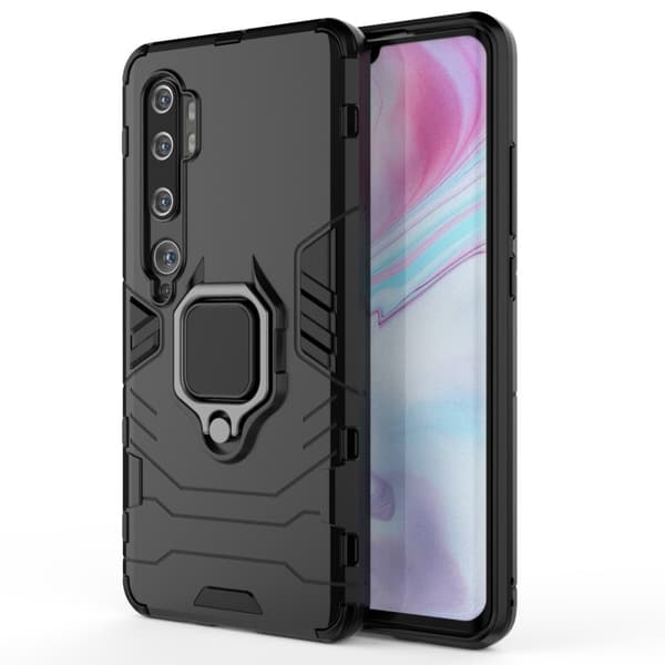 Xiaomi Mi Note 10/10 Pro - Hybrid Ring Skal - Svart